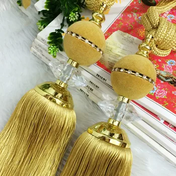 2pcs/lot Lashing Lobbing Curtain Tassel Strap Diamond Pendant Curtain Accessories Tiebacks Buckle Luxury Home Borlas Decorativas
2pcs/lot Lashing Lobbing Curtain Tassel Strap Diamond Pendant Curtain Accessories Tiebacks Buckle Luxury Home Borlas Decorativas