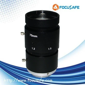 Focusafe HD 3 Megapixel Machine Vision Lens 75mm 2/3" Manual Iris Zoom Lens for Industrial Camera
Focusafe HD 3 Megapixel Machine Vision Lens 75mm 2/3" Manual Iris Zoom Lens for Industrial Camera