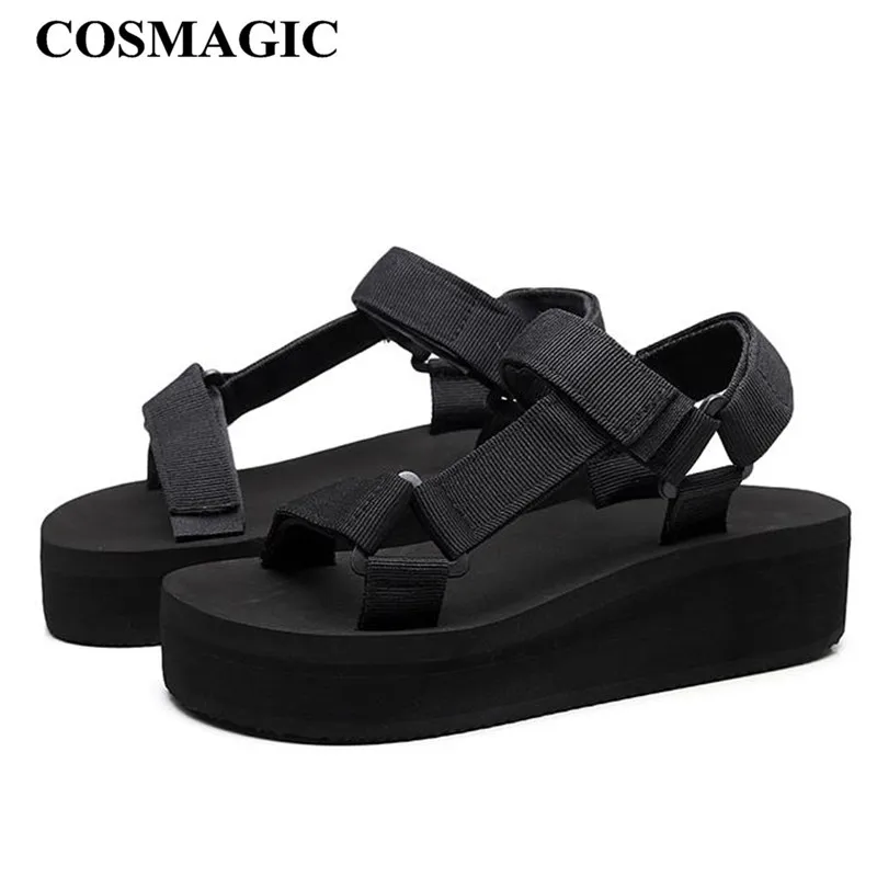 COSMAGIC Fashion Women Sandals 2019 New Summer Beach Wedge Trifle Black Platform Sandals Shoe
COSMAGIC Fashion Women Sandals 2019 New Summer Beach Wedge Trifle Black Platform Sandals Shoe