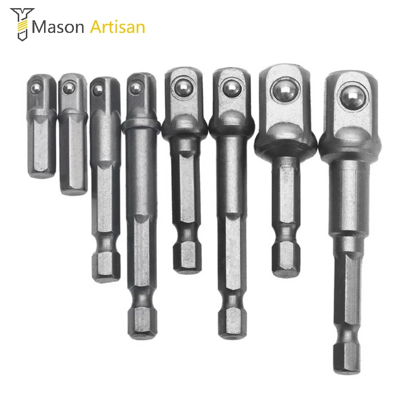 8Pcs/Set Cr-V Socket Adapter Power Tools Accessories Joint Set 1/4 Hex Shank Adapter for Socket Connecting Rod for Power Tool
8Pcs/Set Cr-V Socket Adapter Power Tools Accessories Joint Set 1/4 Hex Shank Adapter for Socket Connecting Rod for Power Tool