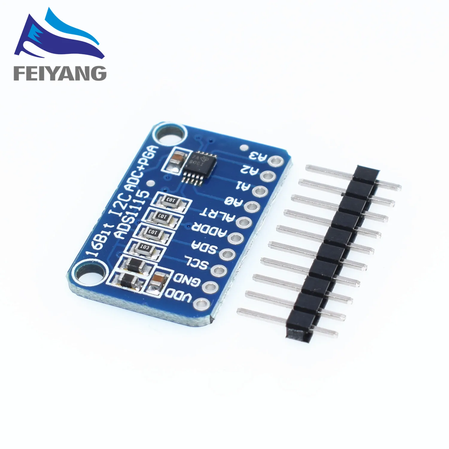 1PCS SAMIORE ROBOT ADS1115 ADC ultra-compact 16-precision ADC module development board
1PCS SAMIORE ROBOT ADS1115 ADC ultra-compact 16-precision ADC module development board