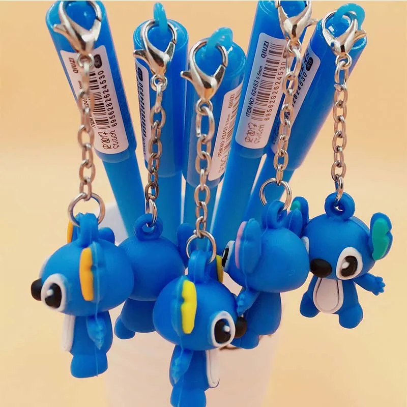 36 pcs/lot Stitch Pendant Gel Pen Cartoon Black Ink Signature pen Promotional Stationery gift School Office writing Supplies
36 pcs/lot Stitch Pendant Gel Pen Cartoon Black Ink Signature pen Promotional Stationery gift School Office writing Supplies