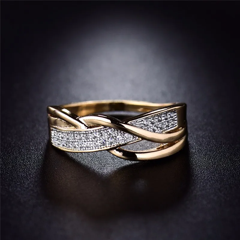 2018 New Fashion For Women Wedding Curve Geometry Inlaid Zircon Ring Gold Color Plating
2018 New Fashion For Women Wedding Curve Geometry Inlaid Zircon Ring Gold Color Plating
