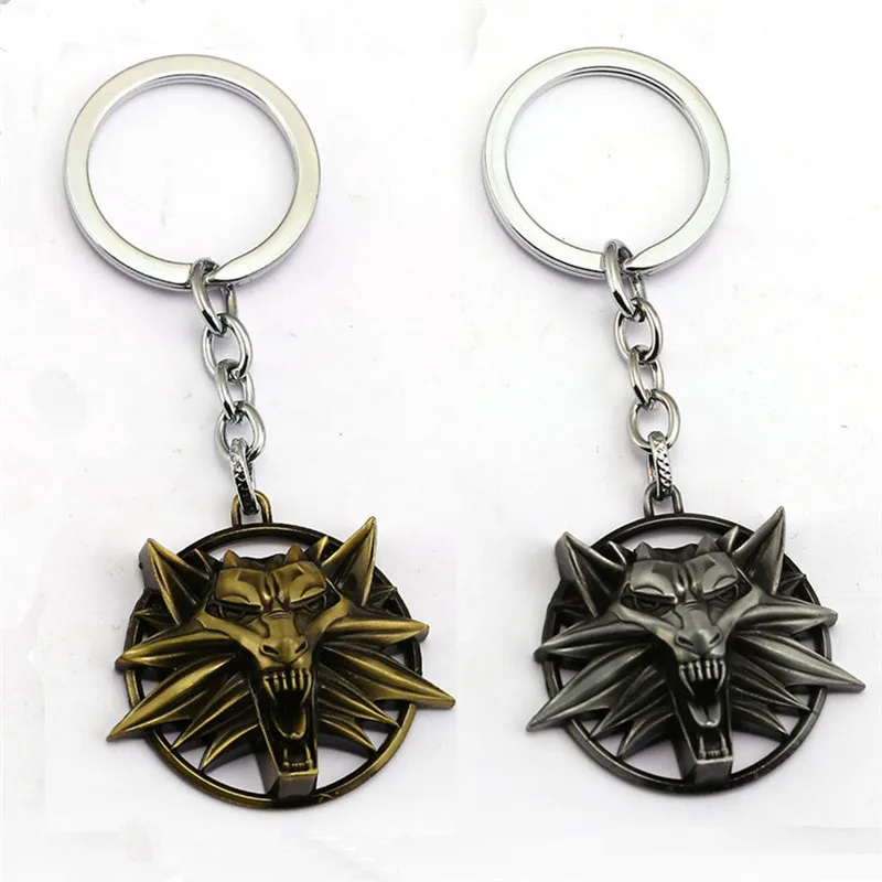 The Witcher 3D Keychain Wolf Head Metal Pendant Key Holder Ring Chain The Wild Hunt Men Gift Jewelry sleutelhanger Porte Clef
The Witcher 3D Keychain Wolf Head Metal Pendant Key Holder Ring Chain The Wild Hunt Men Gift Jewelry sleutelhanger Porte Clef