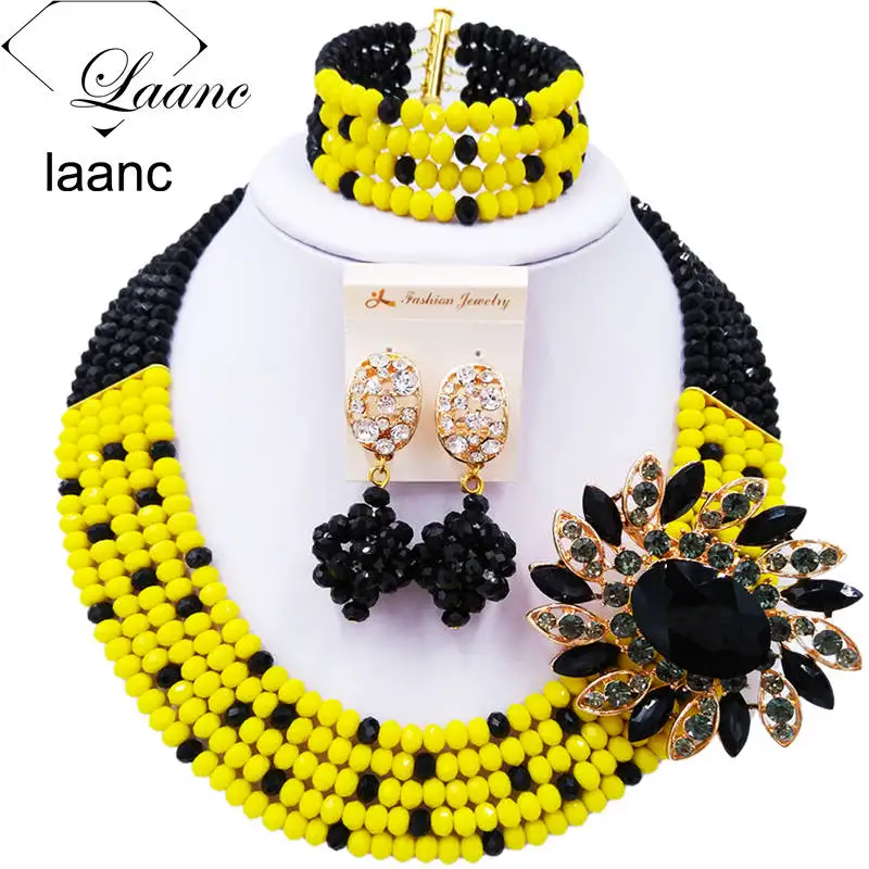 01-5 Rows African Beads Necklace Earrings Bracelet (13)