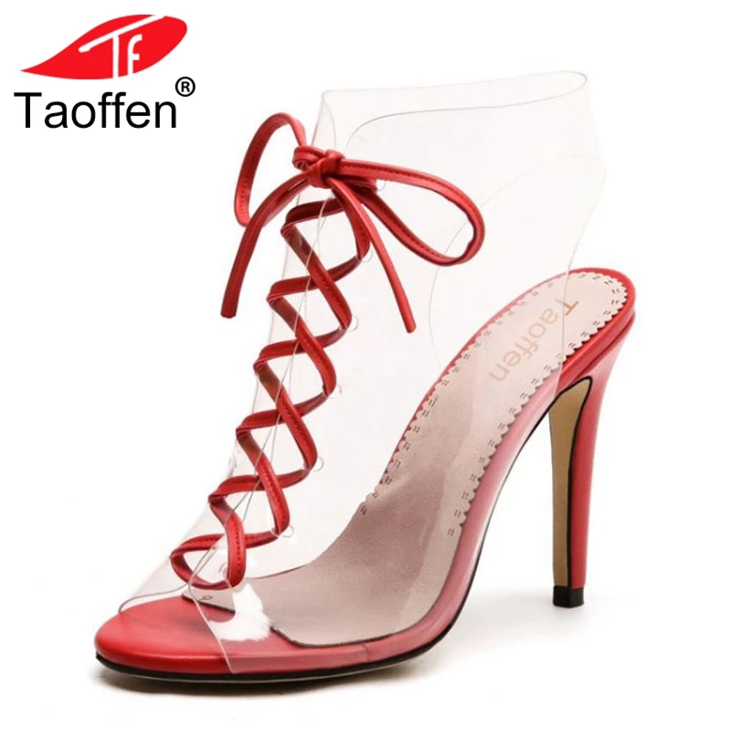 TAOFFEN Size 33-43 Sexy Women High Heel Sandals Peep Toe Gladiator Lace Up Spike Heel Sandals Vintage Shoes Woman Footwears
TAOFFEN Size 33-43 Sexy Women High Heel Sandals Peep Toe Gladiator Lace Up Spike Heel Sandals Vintage Shoes Woman Footwears