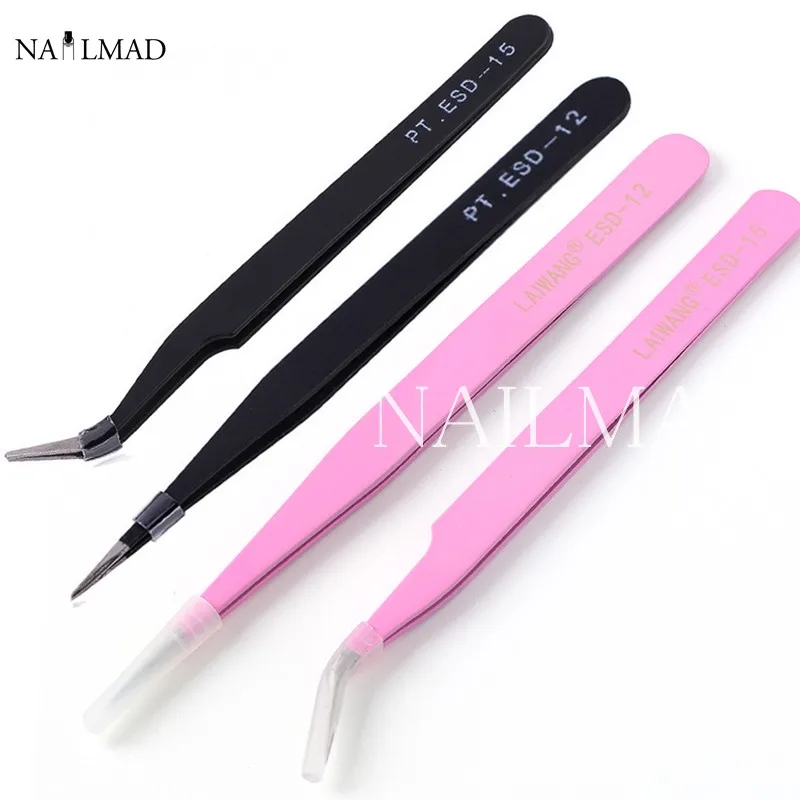 2pcs Straight + Curved Tweezers Nail Art False Fake Eyelashes Extension Tweezers Nippers Pointed Clip Nail Art Tools
2pcs Straight + Curved Tweezers Nail Art False Fake Eyelashes Extension Tweezers Nippers Pointed Clip Nail Art Tools