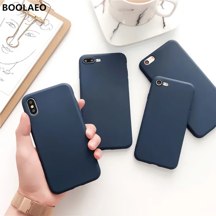 Fashion Phone Case For iphone X XS MAX XR Case Solid blue Candy Multicolor For iphone 7 6S 6 8 Plus Back Cover Soft Cases Capa
Fashion Phone Case For iphone X XS MAX XR Case Solid blue Candy Multicolor For iphone 7 6S 6 8 Plus Back Cover Soft Cases Capa