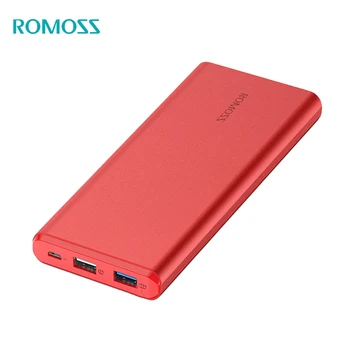 Original ROMOSS Power Bank 10000mAh GT Pro Quick Charge 3.0 LED Display Li-polymer Battery Output for iPhoneX Samsung Xiaomi ios
Original ROMOSS Power Bank 10000mAh GT Pro Quick Charge 3.0 LED Display Li-polymer Battery Output for iPhoneX Samsung Xiaomi ios