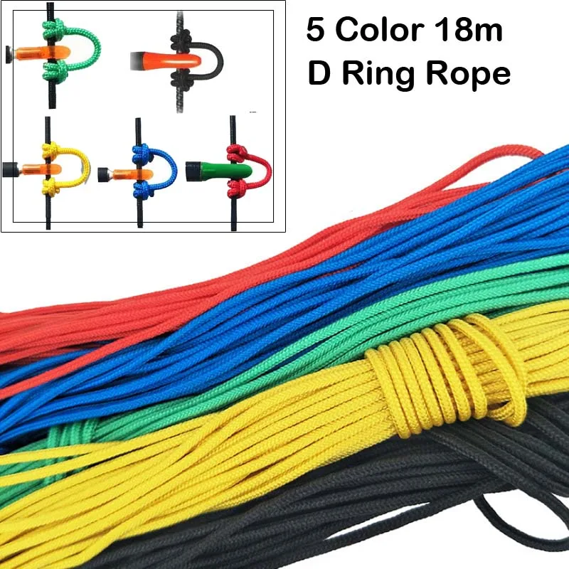 5 Color Archery 18m Compound Bow D Loop Ring Rope String Release U Rope Nylon Bowstring Aid Accessories
5 Color Archery 18m Compound Bow D Loop Ring Rope String Release U Rope Nylon Bowstring Aid Accessories