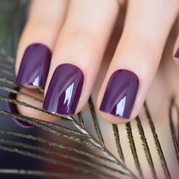 Dark Violet False Fake Nail Tips Deep Purple Acrylic UV Nails Art Decoration Round Square Manicure Salon Tools Free Shipping
Dark Violet False Fake Nail Tips Deep Purple Acrylic UV Nails Art Decoration Round Square Manicure Salon Tools Free Shipping
