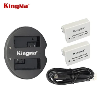 KingMa 2pcs Camera LP-E8 Batteries (For Canon LP-E8 Replacement) + USB Double Dual Charger For Canon T2i T3i EOS 550D 600D 650D
KingMa 2pcs Camera LP-E8 Batteries (For Canon LP-E8 Replacement) + USB Double Dual Charger For Canon T2i T3i EOS 550D 600D 650D