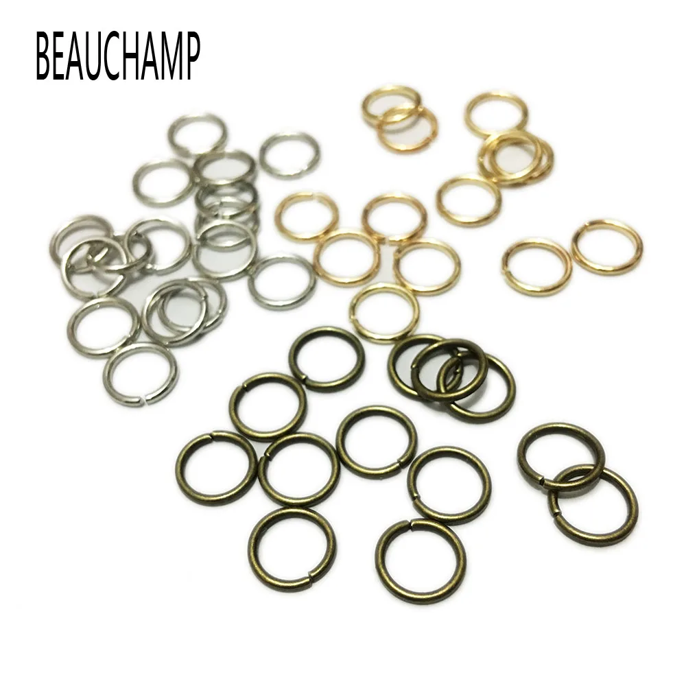 BEAUCHAMP Jump Rings Jewelry Connector Ring Open Loops Hooks Clasp Necklace Bracelet Making Spacer Beads Charms Dangle Findings
BEAUCHAMP Jump Rings Jewelry Connector Ring Open Loops Hooks Clasp Necklace Bracelet Making Spacer Beads Charms Dangle Findings