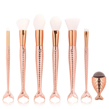 7pcs Professional Makeup Brushes Set Luxry Mermaid Eyeshadow Blush Power Foundation Tools Fish-shaped Brush drop shipping
7pcs Professional Makeup Brushes Set Luxry Mermaid Eyeshadow Blush Power Foundation Tools Fish-shaped Brush drop shipping