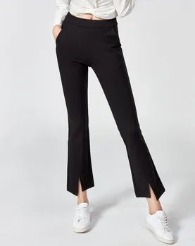 ARTKA 2019 Spring and Summer New Women Split Thin Flare Black and White 2 Color Nine Pants Women KA10683C
ARTKA 2019 Spring and Summer New Women Split Thin Flare Black and White 2 Color Nine Pants Women KA10683C
