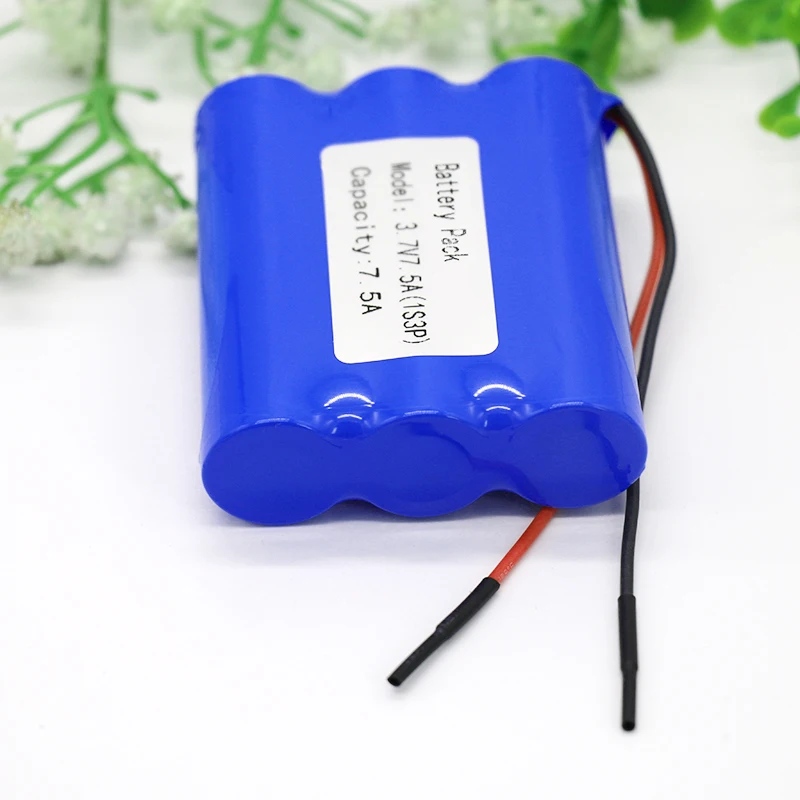 KLUOSI 1S3P 7500mAh 3.7V / 4.2V Lithium-ion Battery Pack with BMS for Small Electric Model Industrial Instruments
KLUOSI 1S3P 7500mAh 3.7V / 4.2V Lithium-ion Battery Pack with BMS for Small Electric Model Industrial Instruments