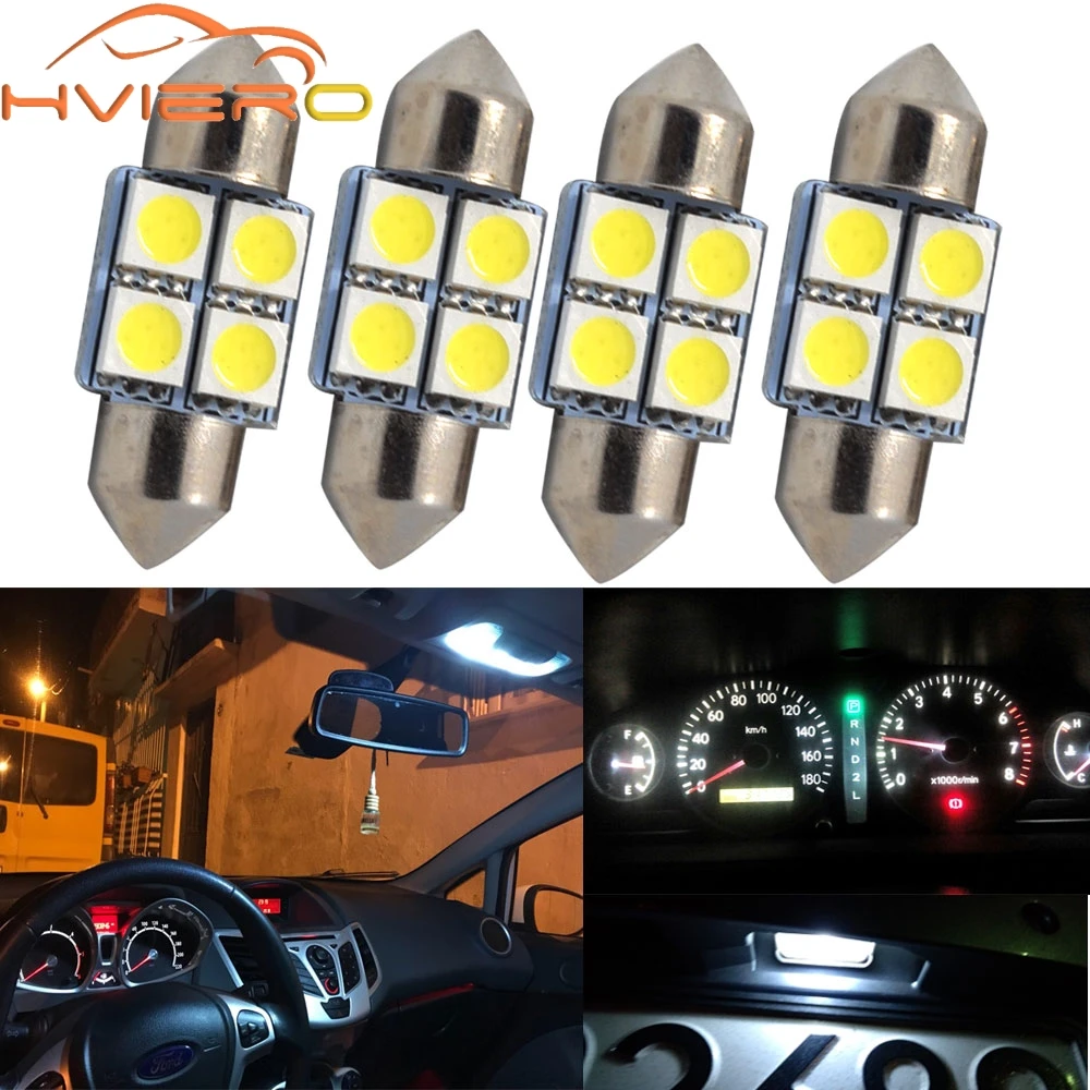 1pcs led light festoon C5W 31MM 4SMD 5050 LED Double pointed the Car reading light Festoon Dome Bulb Xenon White
1pcs led light festoon C5W 31MM 4SMD 5050 LED Double pointed the Car reading light Festoon Dome Bulb Xenon White