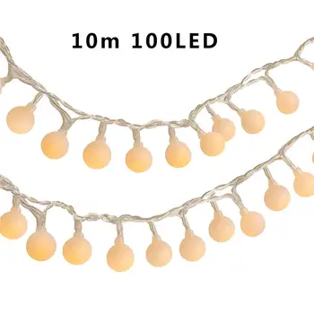 New 10M 100Led Fairy Garland LED Ball String Lights Waterproof For Christmas Tree Wedding Home Indoor Decoration Battery Powered
New 10M 100Led Fairy Garland LED Ball String Lights Waterproof For Christmas Tree Wedding Home Indoor Decoration Battery Powered