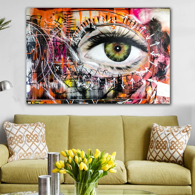GoldLife Graffiti Eyes Street Art Abstract Colorful Painting Canvas Print Wall Art Picture Home Decorative Living Room No Frame
GoldLife Graffiti Eyes Street Art Abstract Colorful Painting Canvas Print Wall Art Picture Home Decorative Living Room No Frame