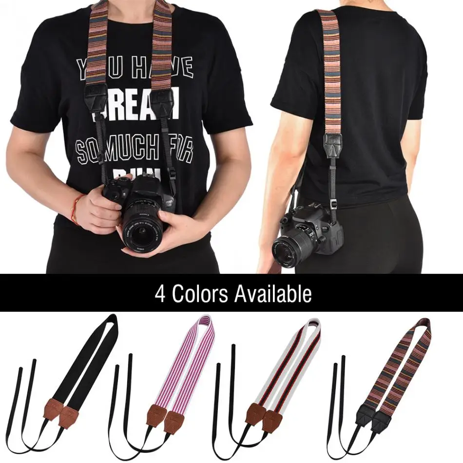 Universal 1cm Wide Colorful Polyester Fabric Shoulder Neck Camera Belt Strap 154cm Long
Universal 1cm Wide Colorful Polyester Fabric Shoulder Neck Camera Belt Strap 154cm Long