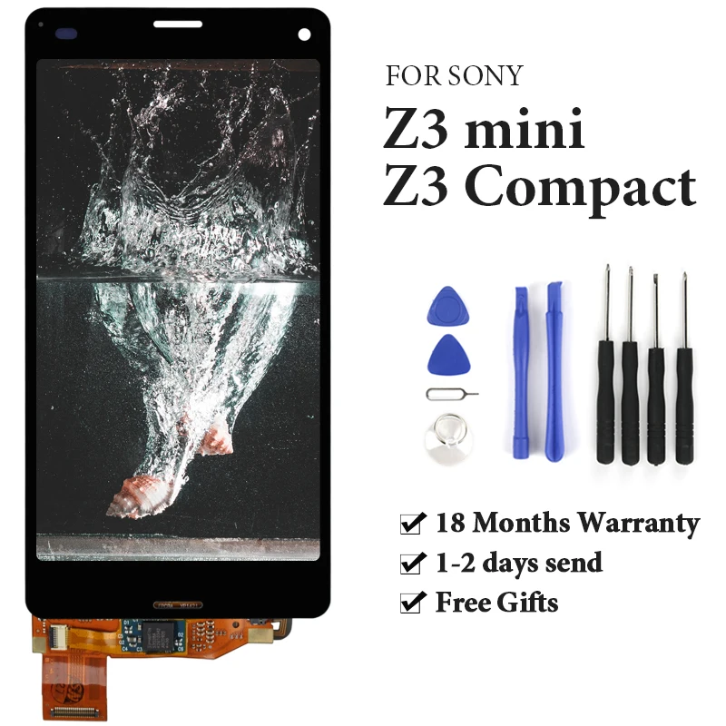 TIMEWAY For Sony Xperia Z3 mini Z3 compact D5803 D5833 LCD Touch Screen AAA display
TIMEWAY For Sony Xperia Z3 mini Z3 compact D5803 D5833 LCD Touch Screen AAA display