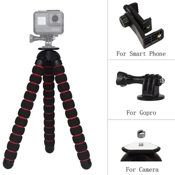 Just Now Large Tripod Sponge Flexible Tripod+Cellphone Holder Mount+Adapter+Screw for Smartphones for Action Cameras for DSLRs
Just Now Large Tripod Sponge Flexible Tripod+Cellphone Holder Mount+Adapter+Screw for Smartphones for Action Cameras for DSLRs