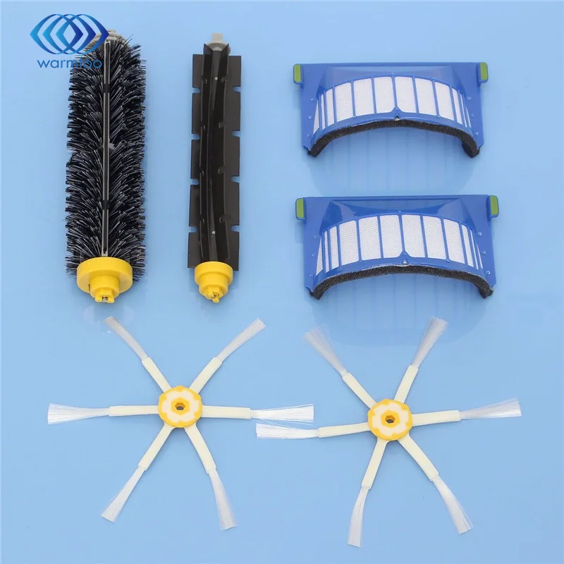 New Durable Vacuum Cleaner Parts Filter Brush 6 Piece Tool Kit For iRobot Roomba 600 Series 620 630 650
New Durable Vacuum Cleaner Parts Filter Brush 6 Piece Tool Kit For iRobot Roomba 600 Series 620 630 650