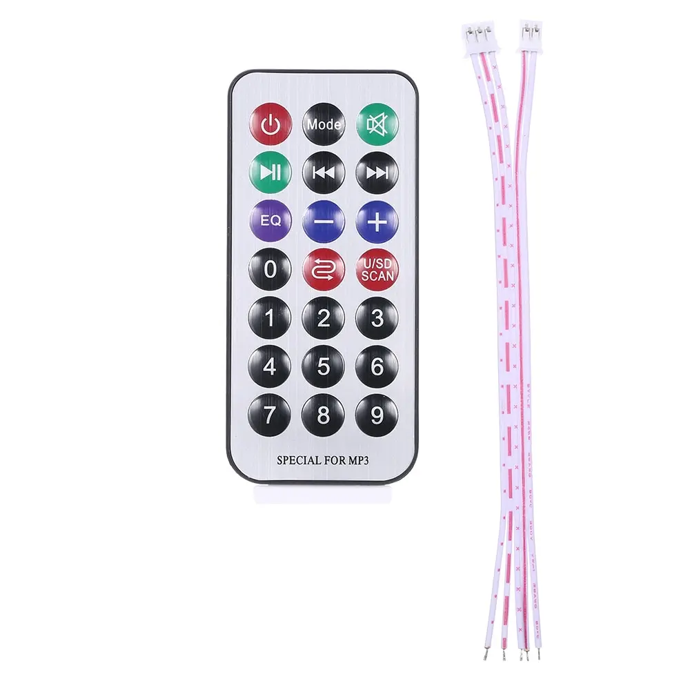 Wireless Bluetooth MP3 WMA Decoder Board Car Audio FM Radio Module with Aux in USB Port TF Card Slot Remote Control
Wireless Bluetooth MP3 WMA Decoder Board Car Audio FM Radio Module with Aux in USB Port TF Card Slot Remote Control