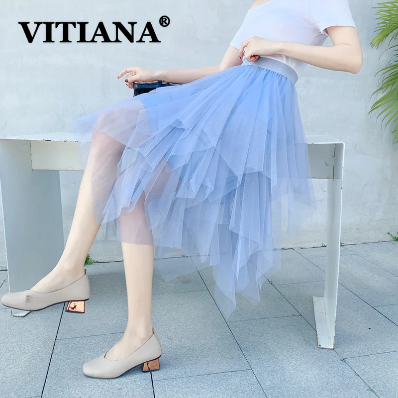 VITIANA Women Sweet Lace Skirts Ladies 2019 Spring Summer Female Mid-Calf Lace Elegant Mesh Solid Pink White Beach Party Skirt
VITIANA Women Sweet Lace Skirts Ladies 2019 Spring Summer Female Mid-Calf Lace Elegant Mesh Solid Pink White Beach Party Skirt