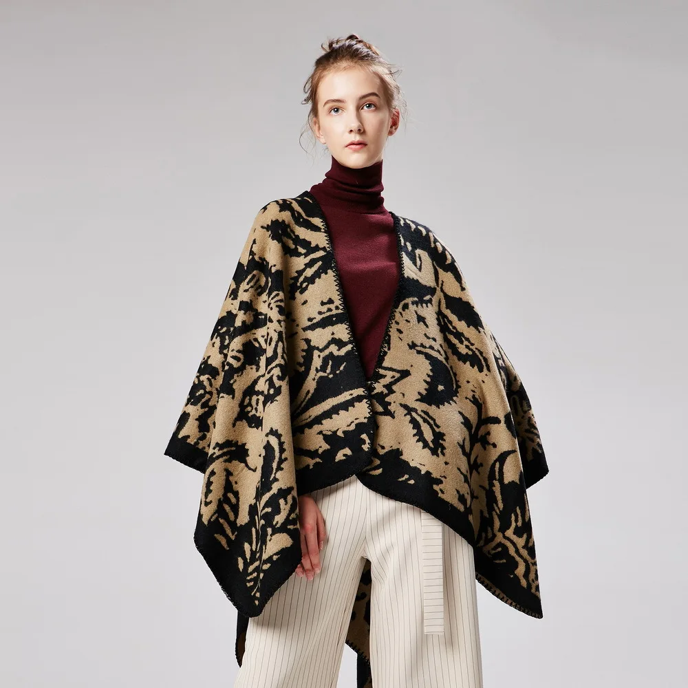 A variety of ethnic style Indian style floral print Nepal wind shawl imitation cashmere long cloak cloak 18026-27
A variety of ethnic style Indian style floral print Nepal wind shawl imitation cashmere long cloak cloak 18026-27