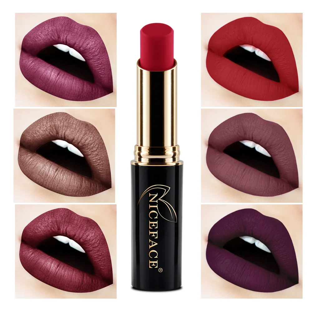 Matte Metallic Lipstick Waterproof Red Blue Purple Sexy Lips Makeup Pigment Nude Lip Tints Long Lasting Lipstick maquiagem
Matte Metallic Lipstick Waterproof Red Blue Purple Sexy Lips Makeup Pigment Nude Lip Tints Long Lasting Lipstick maquiagem