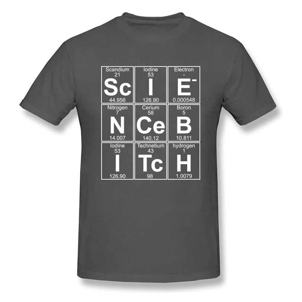 Fashionable comfortable Crewneck T-shirts Summer Tees Short Sleeve for Men Rife Cotton Simple Style Tshirts Drop Shipping Sc I E N Ce B I Tc H science bitch carbon
