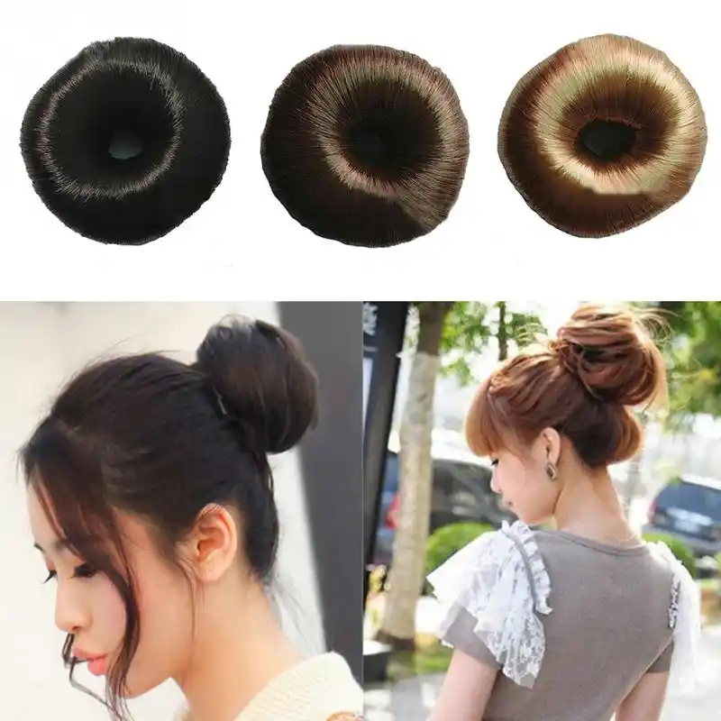 2018 Wig Rubber Band Women Girl Hairpiece Hair Styling Tool Bun