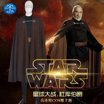 star wars costume adult costume Jedi Master Count Dooku cosplay costume custom made (shirt+pants+cloak+waistband+shoe covers)
star wars costume adult costume Jedi Master Count Dooku cosplay costume custom made (shirt+pants+cloak+waistband+shoe covers)