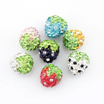 50pcs/lot Strawberry Clay Beads 14x16MM Pave Disco Clay Crystal Beads For Jewelry Making Loose Necklace Earrings DIY Beads
50pcs/lot Strawberry Clay Beads 14x16MM Pave Disco Clay Crystal Beads For Jewelry Making Loose Necklace Earrings DIY Beads