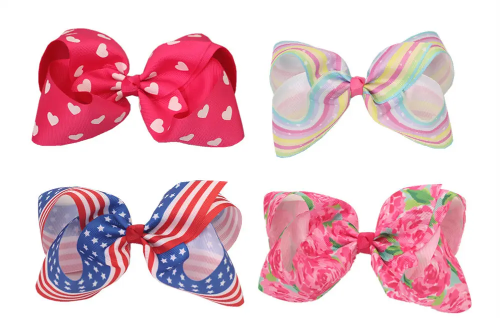 6inch Printed Grosgrain ribbon Hair bows barrette clips accessories for children hairpin headdress hairclip ornaments Headdress
6inch Printed Grosgrain ribbon Hair bows barrette clips accessories for children hairpin headdress hairclip ornaments Headdress