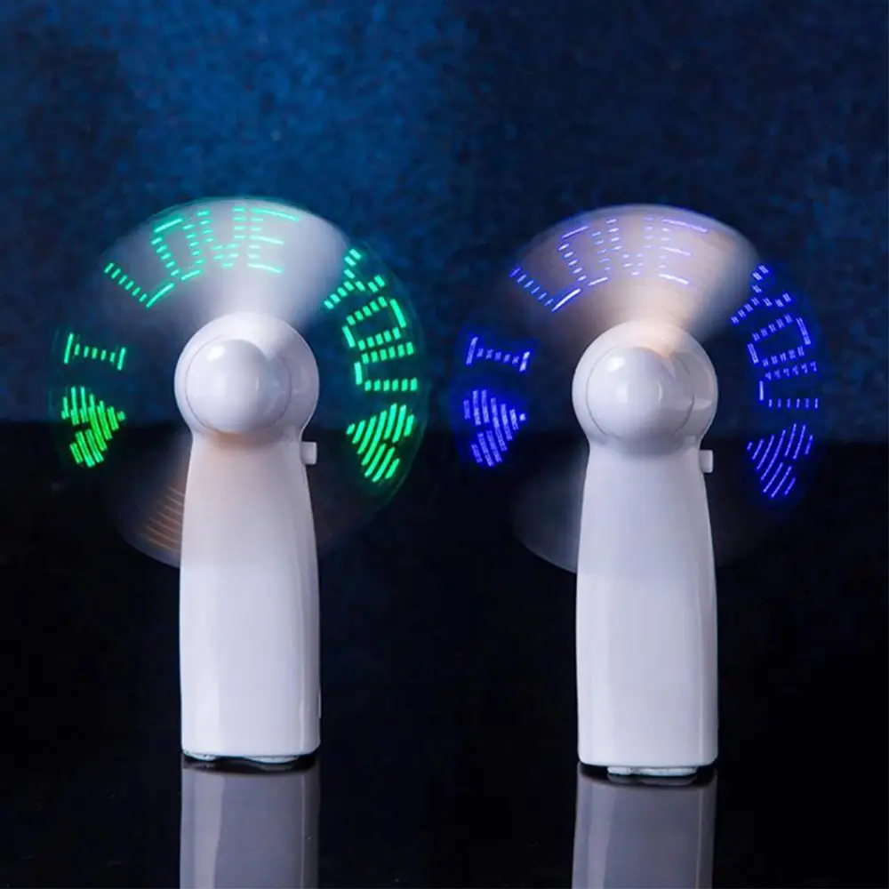Portable Mini Handheld battery Fan ventilador Wind Blower Summer Cooler LED Light with I Love you
Portable Mini Handheld battery Fan ventilador Wind Blower Summer Cooler LED Light with I Love you