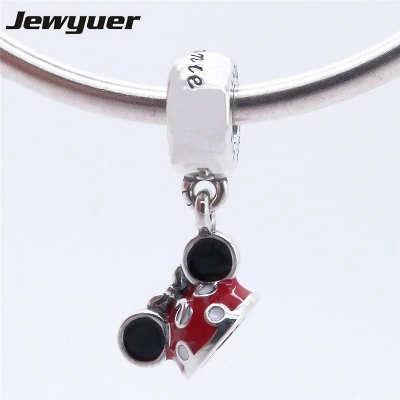 Red & Black Enamel Mouse Ear Hat Charms 925 sterling silver fine jewelry Fit bracelets necklace pendant for jewelry DIY DSN095
Red & Black Enamel Mouse Ear Hat Charms 925 sterling silver fine jewelry Fit bracelets necklace pendant for jewelry DIY DSN095