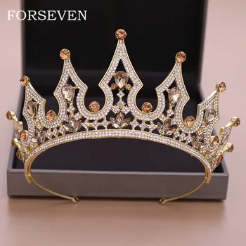 Wedding Hair Accessories Crystal Tiara and Crown Bride Headwear Ornaments Gold Tiara Wedding Crown Headpiece Hair Jewelry
Wedding Hair Accessories Crystal Tiara and Crown Bride Headwear Ornaments Gold Tiara Wedding Crown Headpiece Hair Jewelry