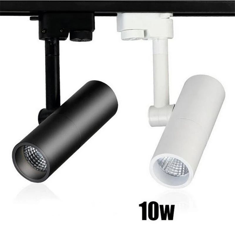 10W 220V black white LED Track Light Clothing store background wall COB spot lighting 10pcs
10W 220V black white LED Track Light Clothing store background wall COB spot lighting 10pcs
