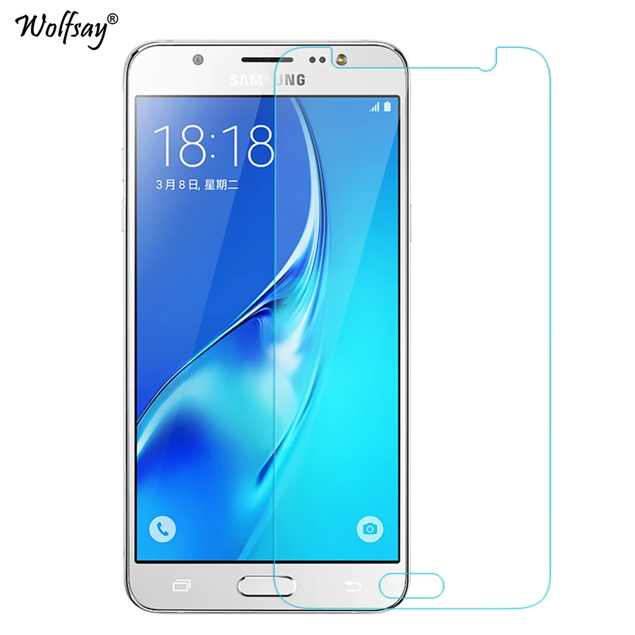 Закаленное стекло Wolfsay для Samsung Galaxy J7 Neo 2 шт. Защитная пленка J701f | Мобильные