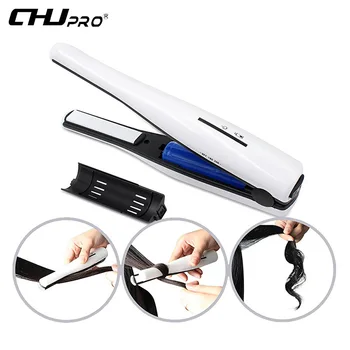 Mini Ceramic Hair Straightener Iron Curler Li-ion Rechargeable Battery Portable Travel Hair Straightening Irons
Mini Ceramic Hair Straightener Iron Curler Li-ion Rechargeable Battery Portable Travel Hair Straightening Irons