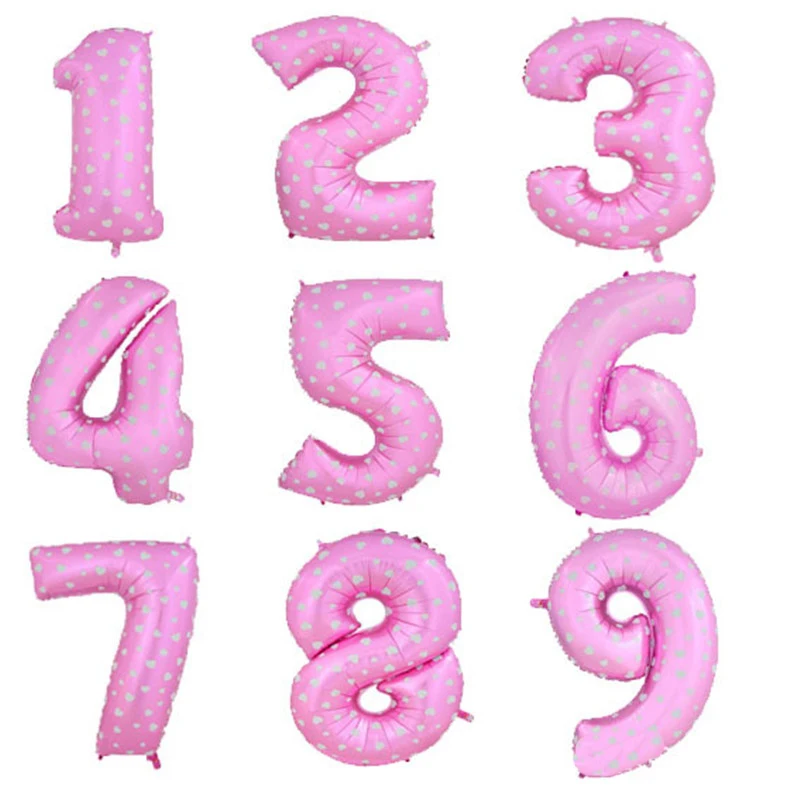 Sale Number 16/30/40 Inch Pink Aluminum Balloon New Year Happy Birthday Wedding Party Decoration
Sale Number 16/30/40 Inch Pink Aluminum Balloon New Year Happy Birthday Wedding Party Decoration