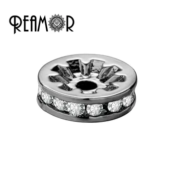 REAMOR Luxury Micro Inlay Zircon Round Beads Gold Small Hole Charm Loose Spacer Beads DIY Beaded Bracelet Jewelry Accessories
REAMOR Luxury Micro Inlay Zircon Round Beads Gold Small Hole Charm Loose Spacer Beads DIY Beaded Bracelet Jewelry Accessories