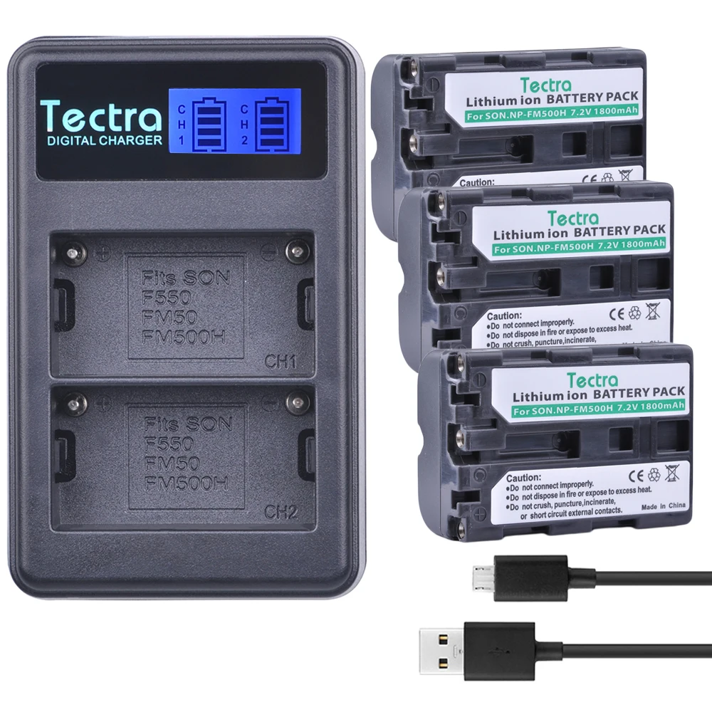 Tectra 3PCS NP-FM500H Li-ion Camera Battery+LCD USB Dual Charger for Sony A57 A65 A77 A450 A560 A580 A900 A58 A99 A550 A200 A300
Tectra 3PCS NP-FM500H Li-ion Camera Battery+LCD USB Dual Charger for Sony A57 A65 A77 A450 A560 A580 A900 A58 A99 A550 A200 A300