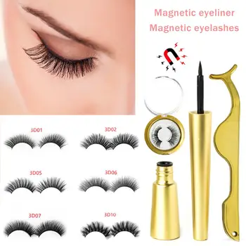 Magnetic Eyelashes Natural Full Eye Magnetic Lashes Ultra Thin Reusable Fake Lashes with Eyeliner Eyelash Tweezers
Magnetic Eyelashes Natural Full Eye Magnetic Lashes Ultra Thin Reusable Fake Lashes with Eyeliner Eyelash Tweezers