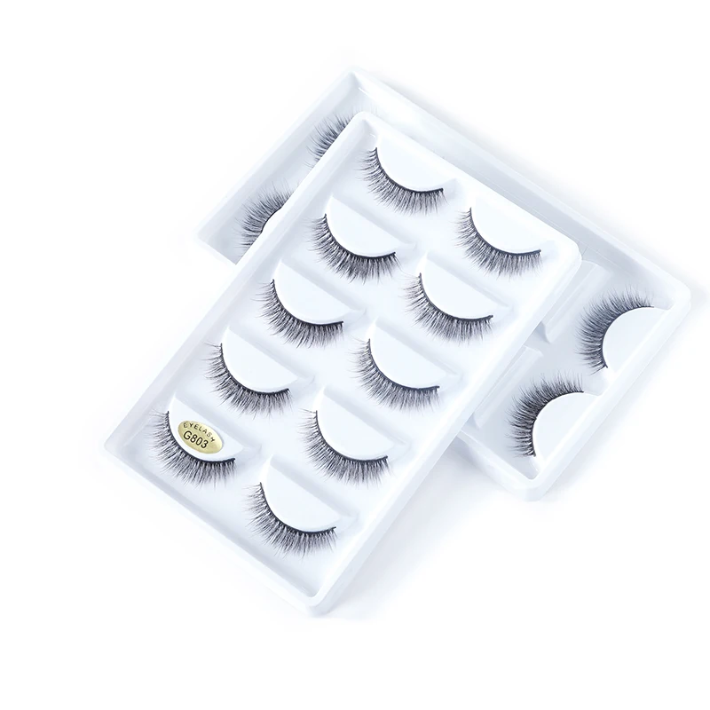 3D Mink False eyelash 5 Pairs/Lot Reusable 100% hand made fake eyelashes for Make-up
3D Mink False eyelash 5 Pairs/Lot Reusable 100% hand made fake eyelashes for Make-up