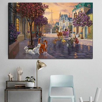 The Aristocats Beautiful Painting Thomas Kinkade Posters And Prints Decorative Wall Art Pictures For Living Room Home Decor
The Aristocats Beautiful Painting Thomas Kinkade Posters And Prints Decorative Wall Art Pictures For Living Room Home Decor