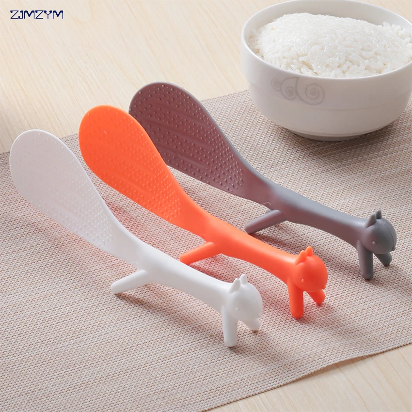Special Ladles Kitchen Tool Korean Cute Lovely Fashion Kitchen Supplie Squirrel Shaped Ladle Non Stick Rice Paddle Meal Spoon
Special Ladles Kitchen Tool Korean Cute Lovely Fashion Kitchen Supplie Squirrel Shaped Ladle Non Stick Rice Paddle Meal Spoon