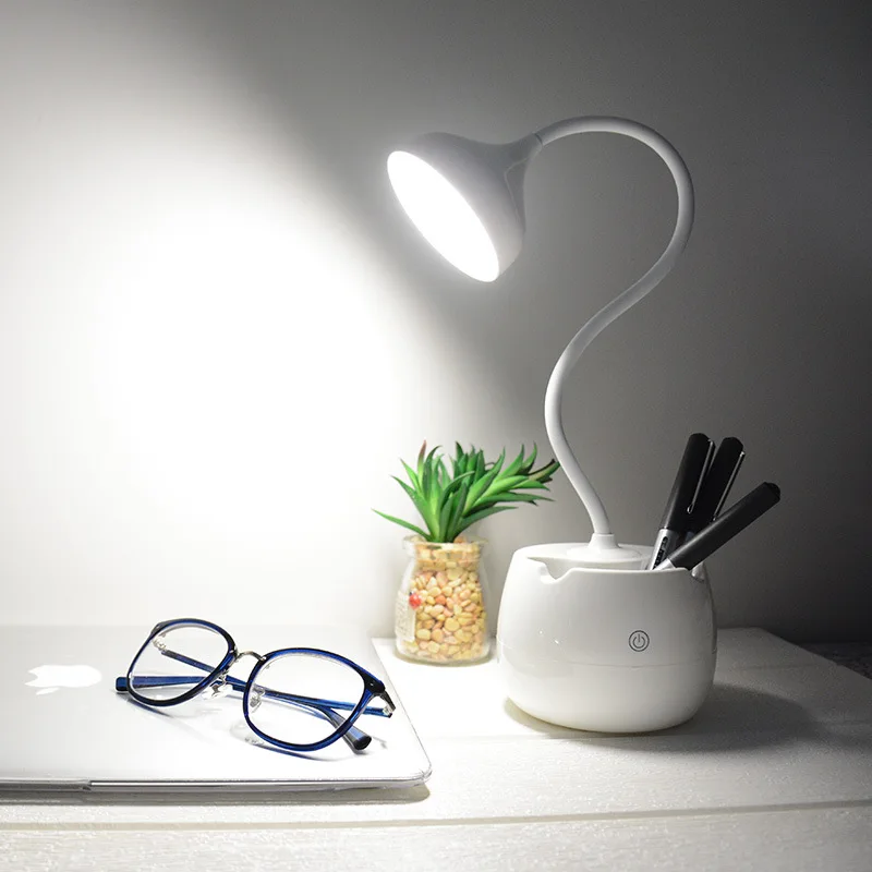 Pen Holder Flexible Table Lamp Dimmable Office work desk light 20pcs 3 level Bendable for bedroom Study Reading light white pink
Pen Holder Flexible Table Lamp Dimmable Office work desk light 20pcs 3 level Bendable for bedroom Study Reading light white pink